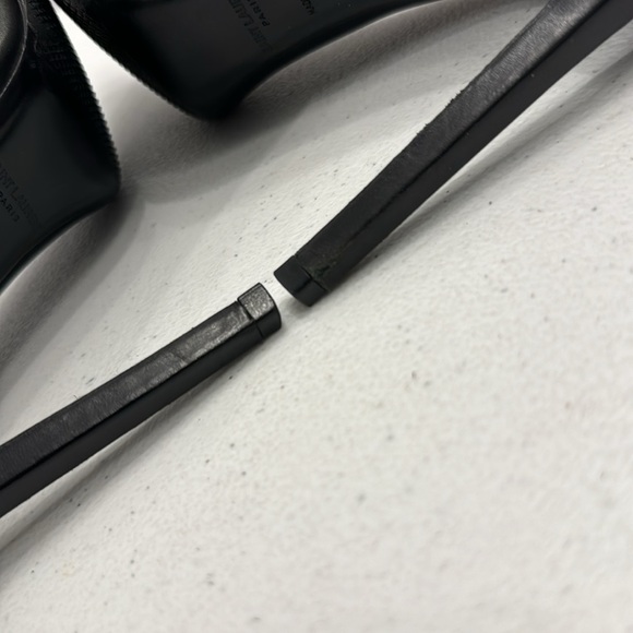 Saint Laurent Paris Janis Python Cap Pointy Pump heels - Picture 7 of 10